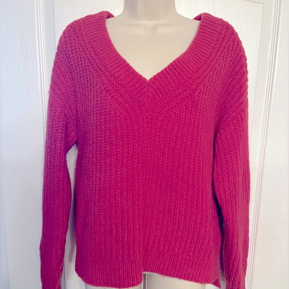 Lucky Brand pink sweater size M